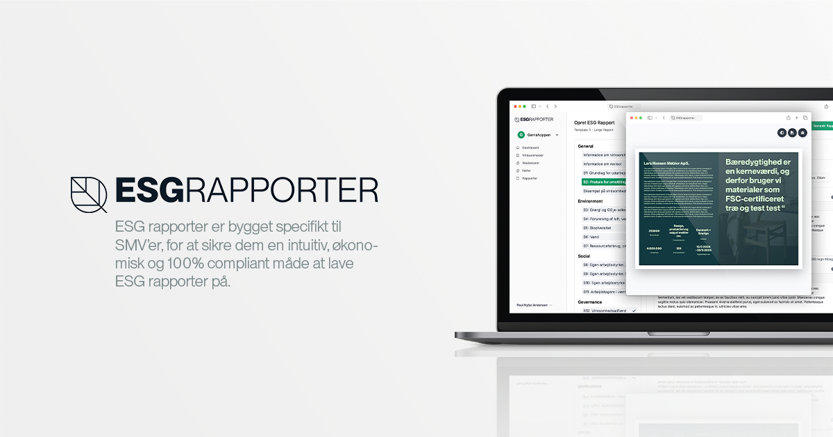 Rappeter Velkommen | ESG Rapporter